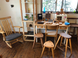 家具工房ウッドスケッチ WOODSKETCH 木の椅子 座りやすい木の椅子